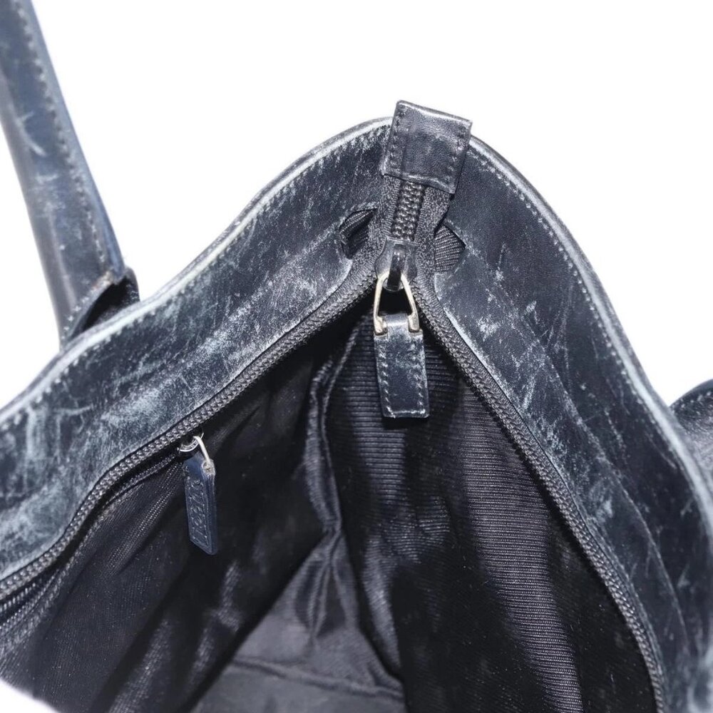 GUCCI GG Canvas Tote Bag Navy - Picture 12 of 16